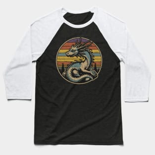 Retro vintage dragon Baseball T-Shirt